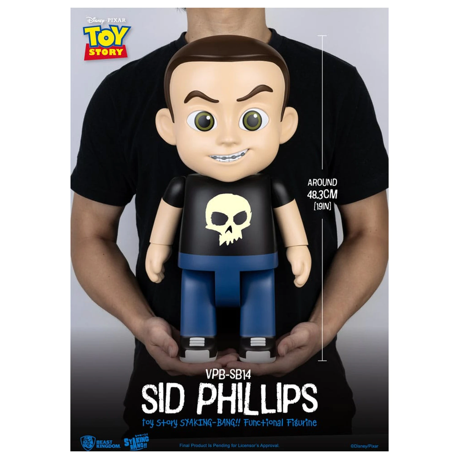 Toy Story Sid Phillips Vinyl persely 48 cm termékfotó