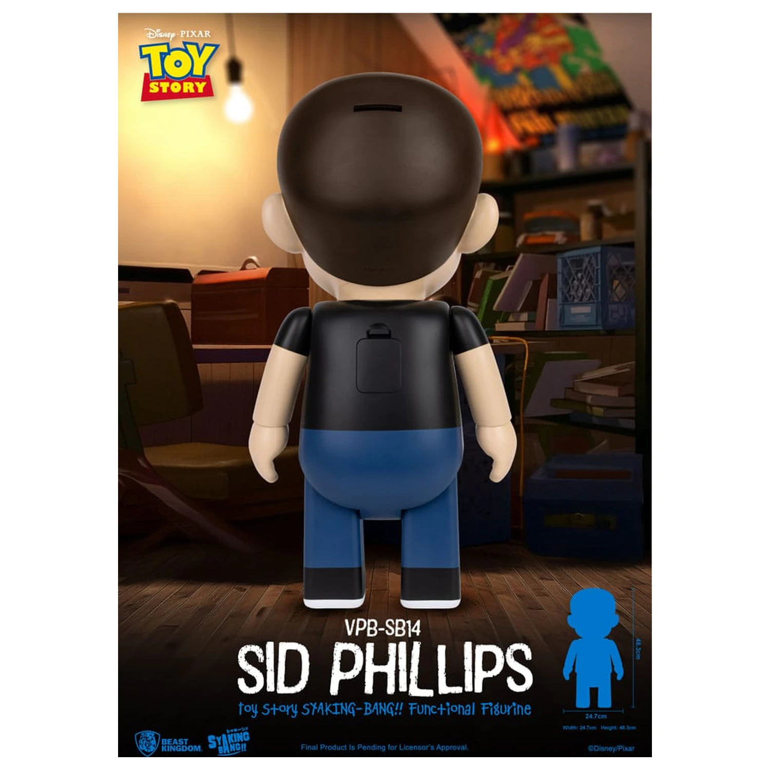 Toy Story Sid Phillips Vinyl persely 48 cm termékfotó