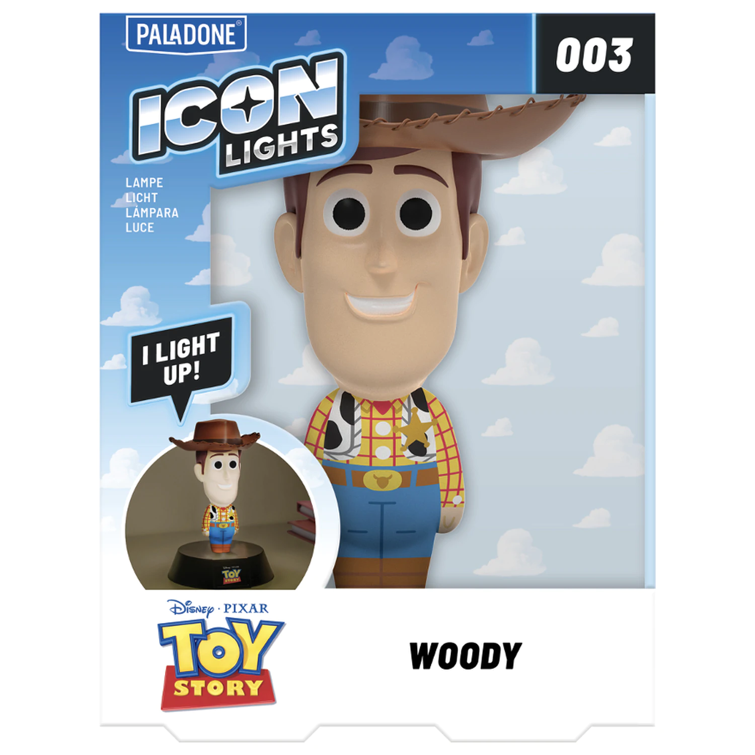 Toy Story Woody Icon lámpa 11 cm termékfotó