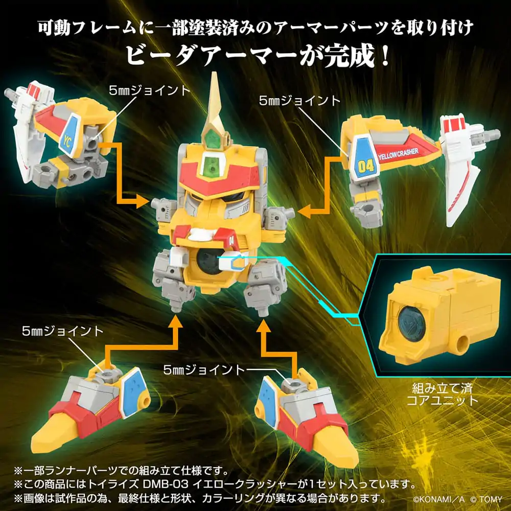 Toyrise DMB-03 Yellow Crusher akciófigura 11 cm termékfotó