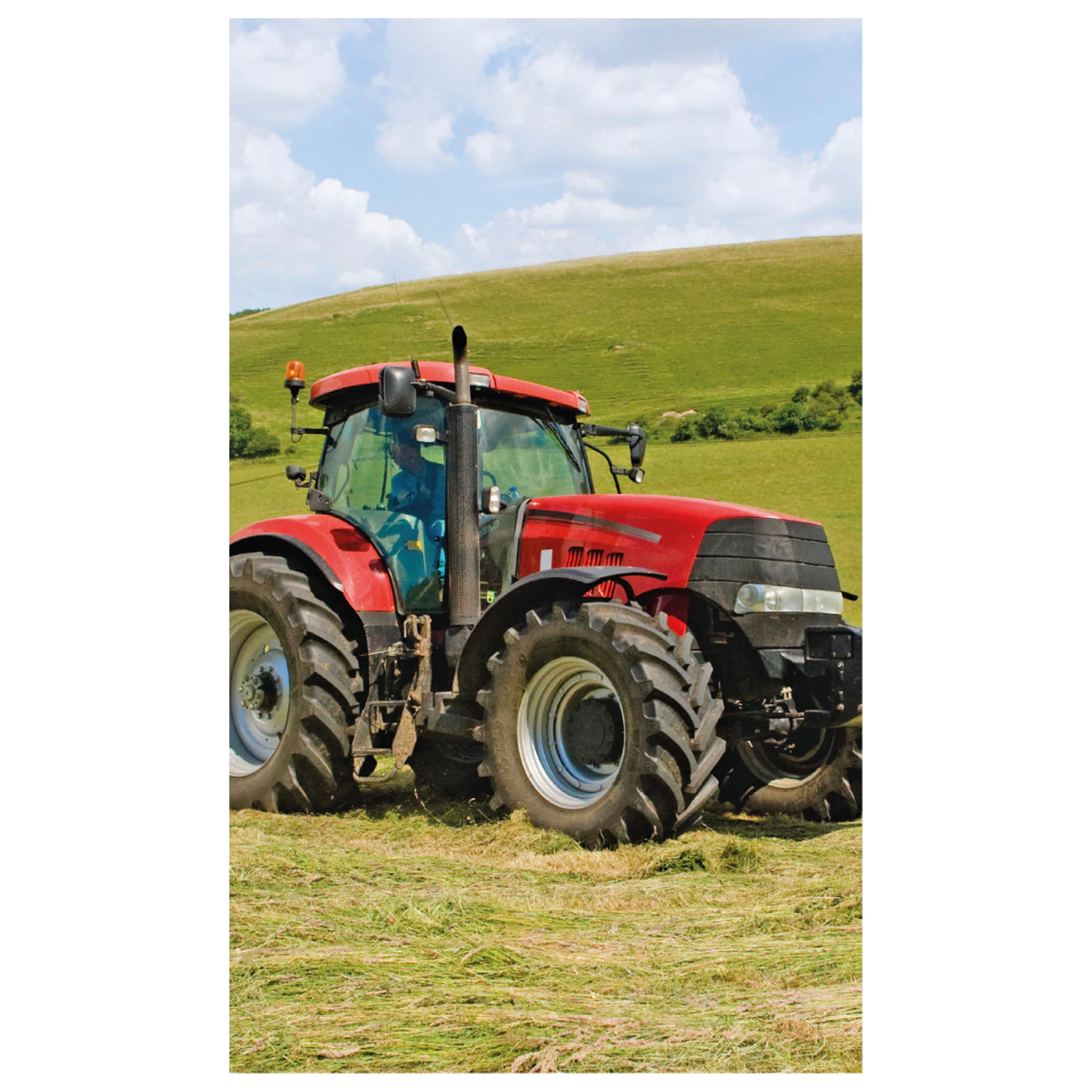 Traktor Red kéztörlő, arctörlő, törölköző termékfotó