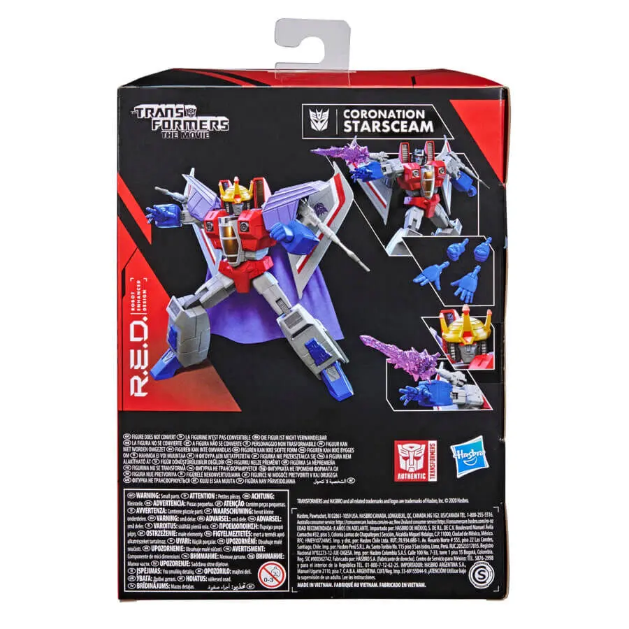 Transfomers Generations R.E.D Coronation Starscream figura 15cm termékfotó