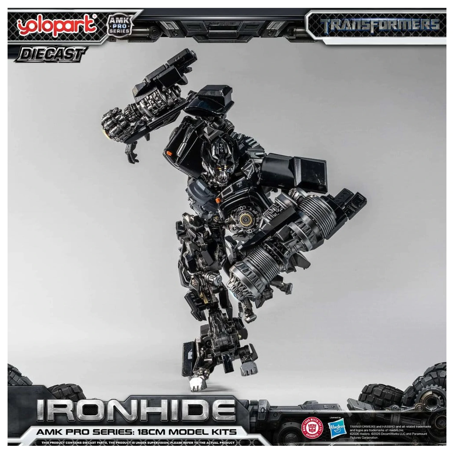 Transformers (2007) AMK PRO Series Ironhide  Műanyag modell készlet 18 cm termékfotó