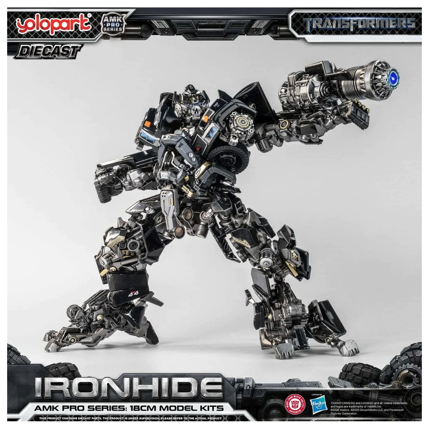 Transformers (2007) AMK PRO Series Ironhide  Műanyag modell készlet 18 cm termékfotó