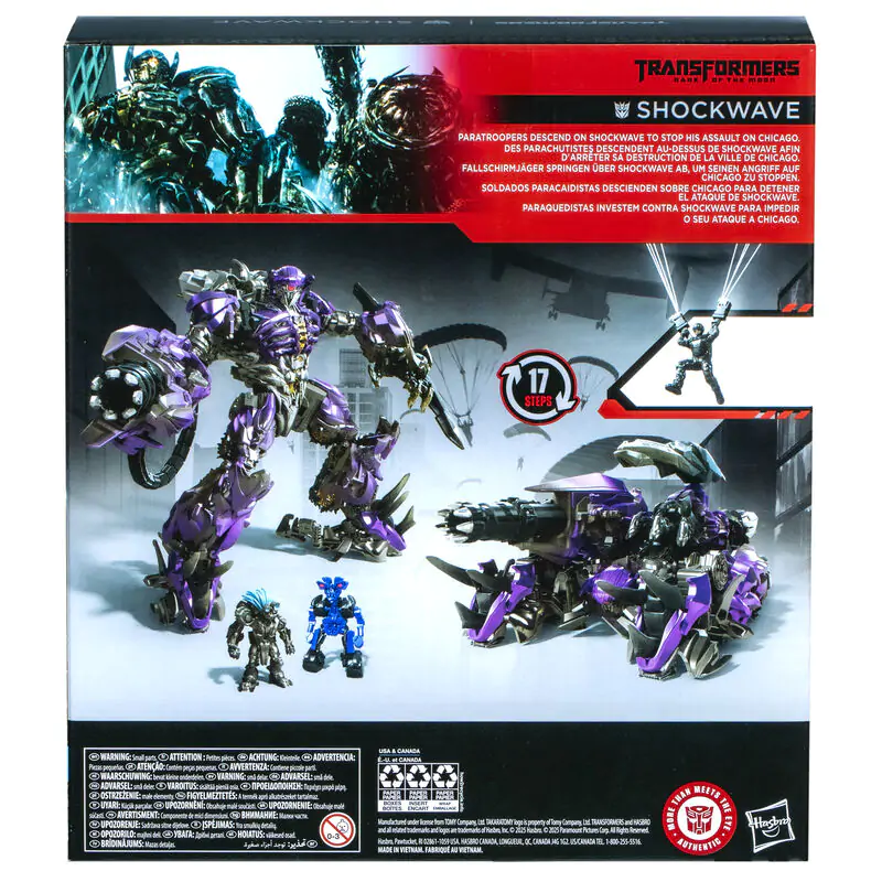 Transformers Age of Extinction Studio Series Shockwave figura 21cm termékfotó