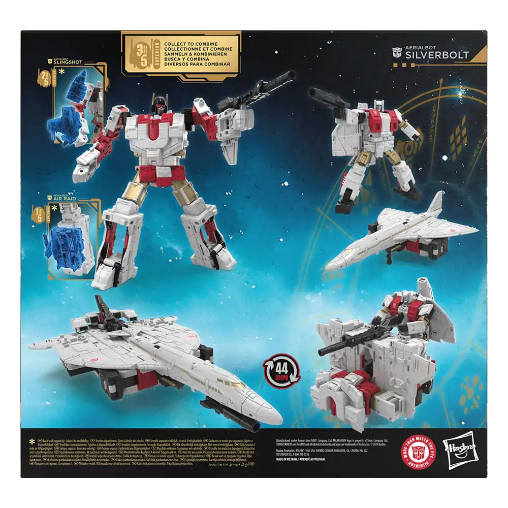 Transformers Age of the Primes Commander Class Aerialbot Silverbot akciófigura 18 cm termékfotó