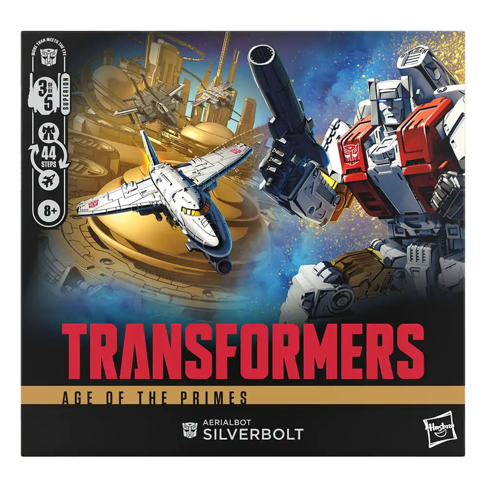 Transformers Age of the Primes Commander Class Aerialbot Silverbot akciófigura 18 cm termékfotó