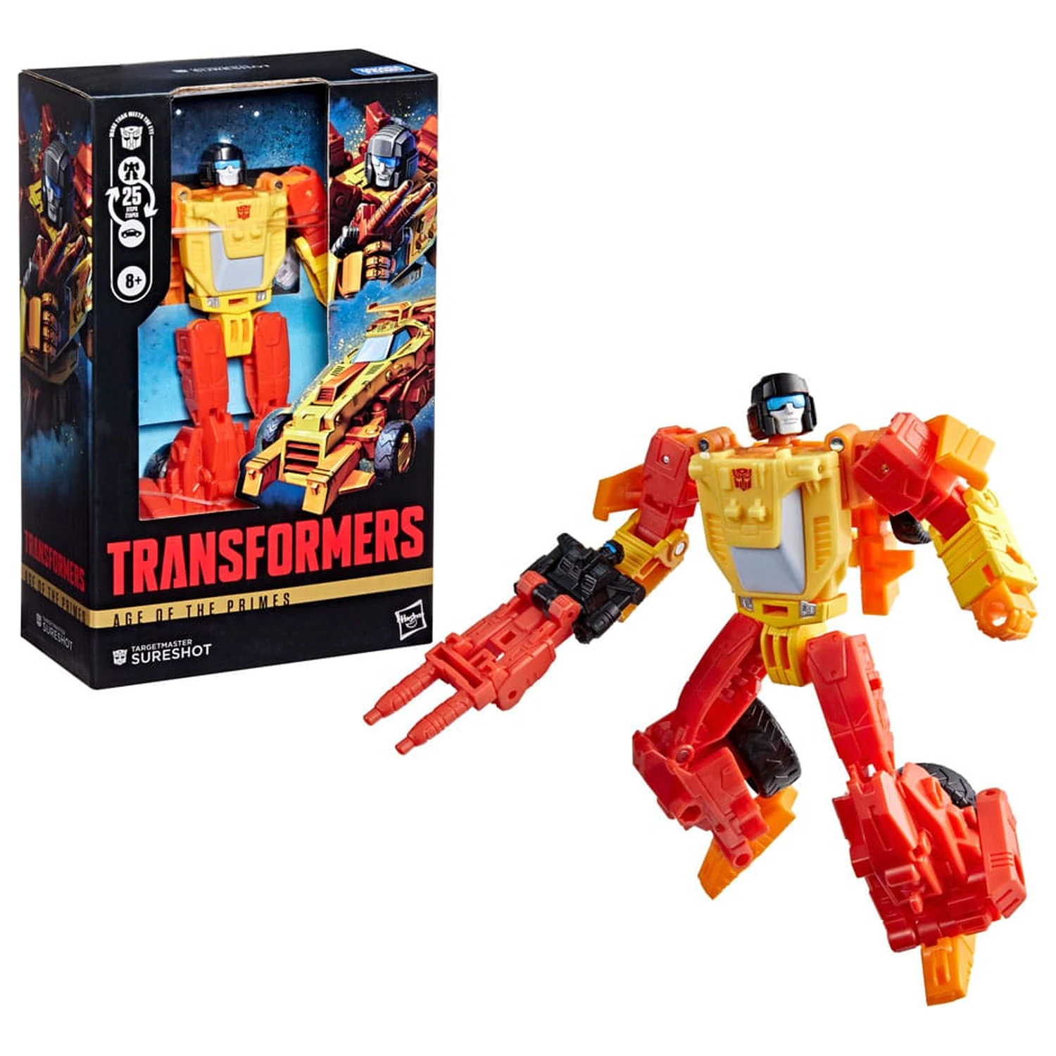 Transformers Age of the Primes Deluxe Class akciófigura Targetmaster Sureshot 14 cm termékfotó