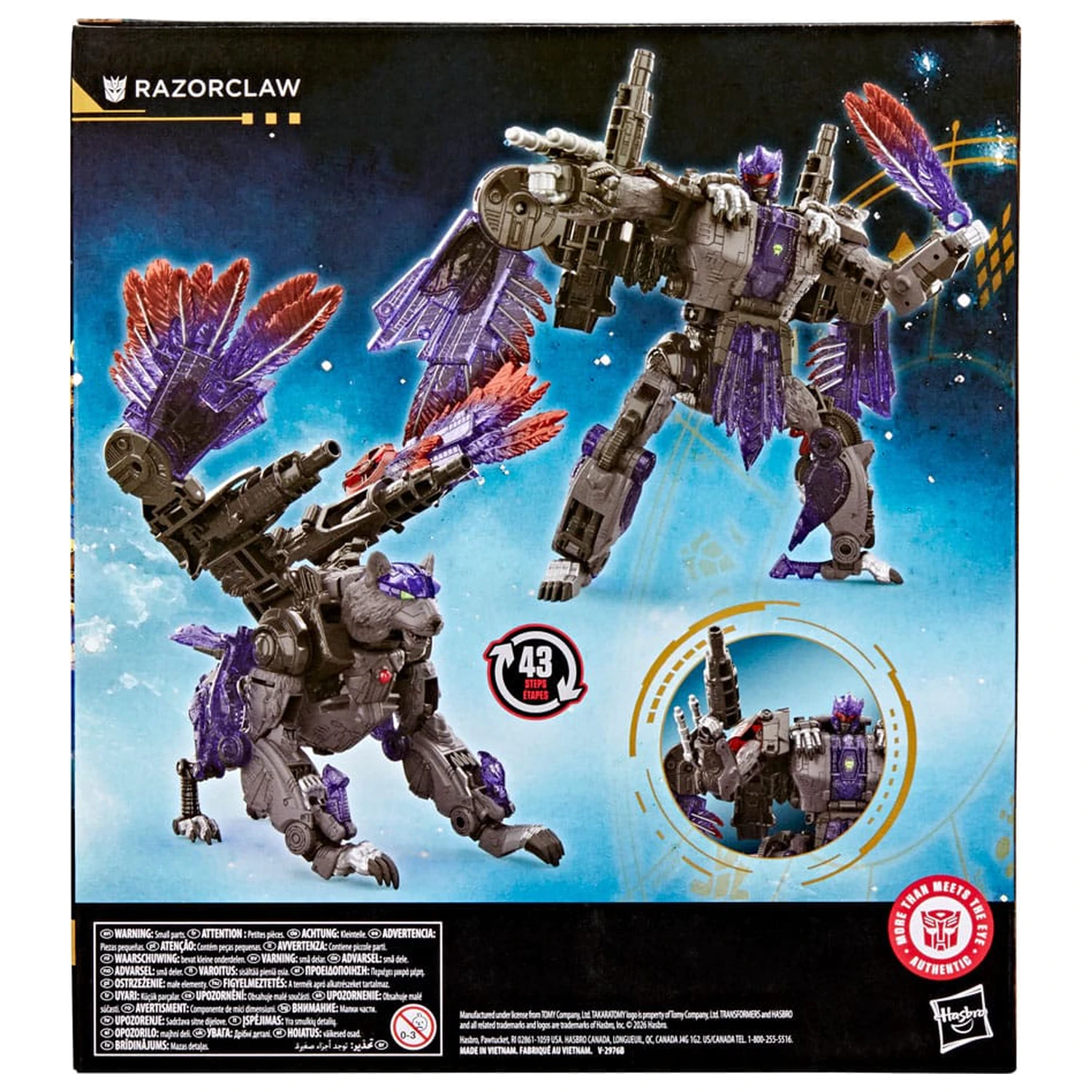 Transformers Age of the Primes Leader Class akciófigura Razorclaw 19 cm termékfotó