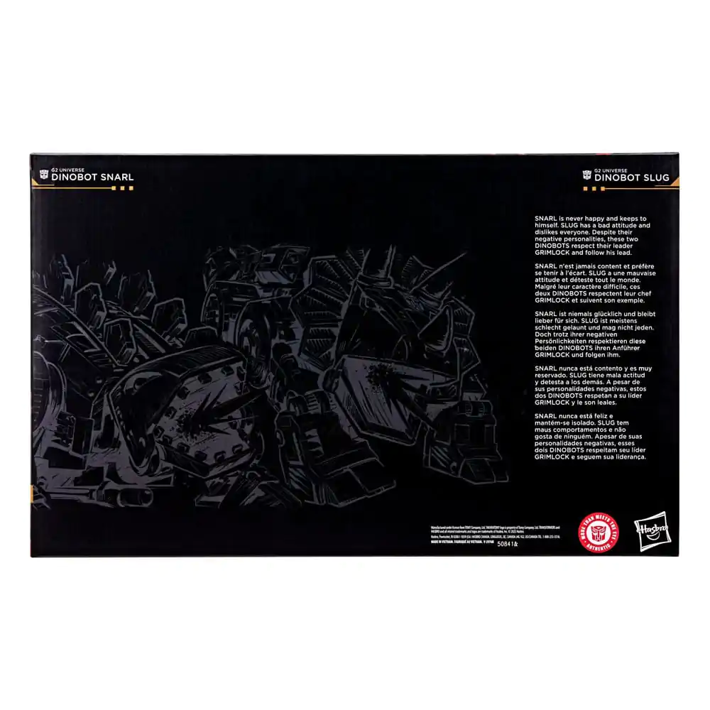 Transformers Age of the Primes Leader Class G2 Universe Dinobots Snarl & Slug akciófigura csomag 19 cm termékfotó