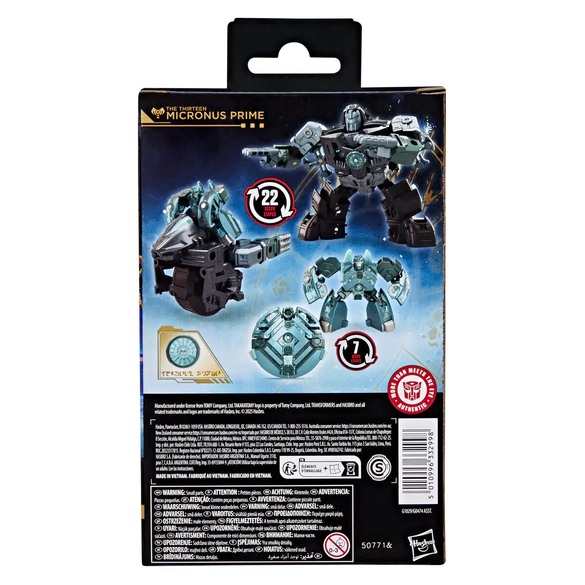 Transformers Age of the Primes Micronus Prime figura 14cm termékfotó