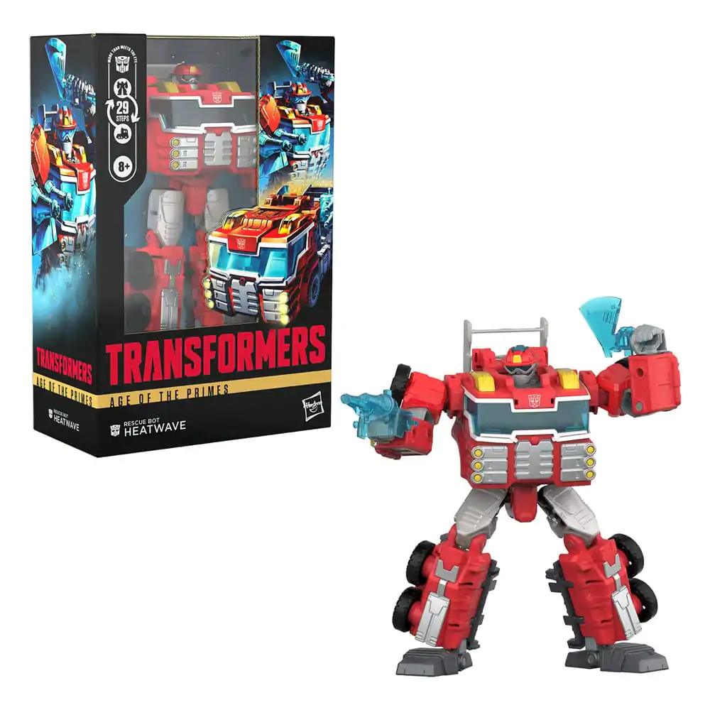 Transformers Age of the Primes Voyager Class Rescue Bot Heatwave akciófigura 18 cm termékfotó