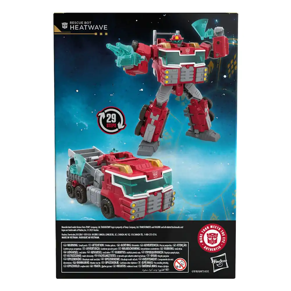 Transformers Age of the Primes Voyager Class Rescue Bot Heatwave akciófigura 18 cm termékfotó