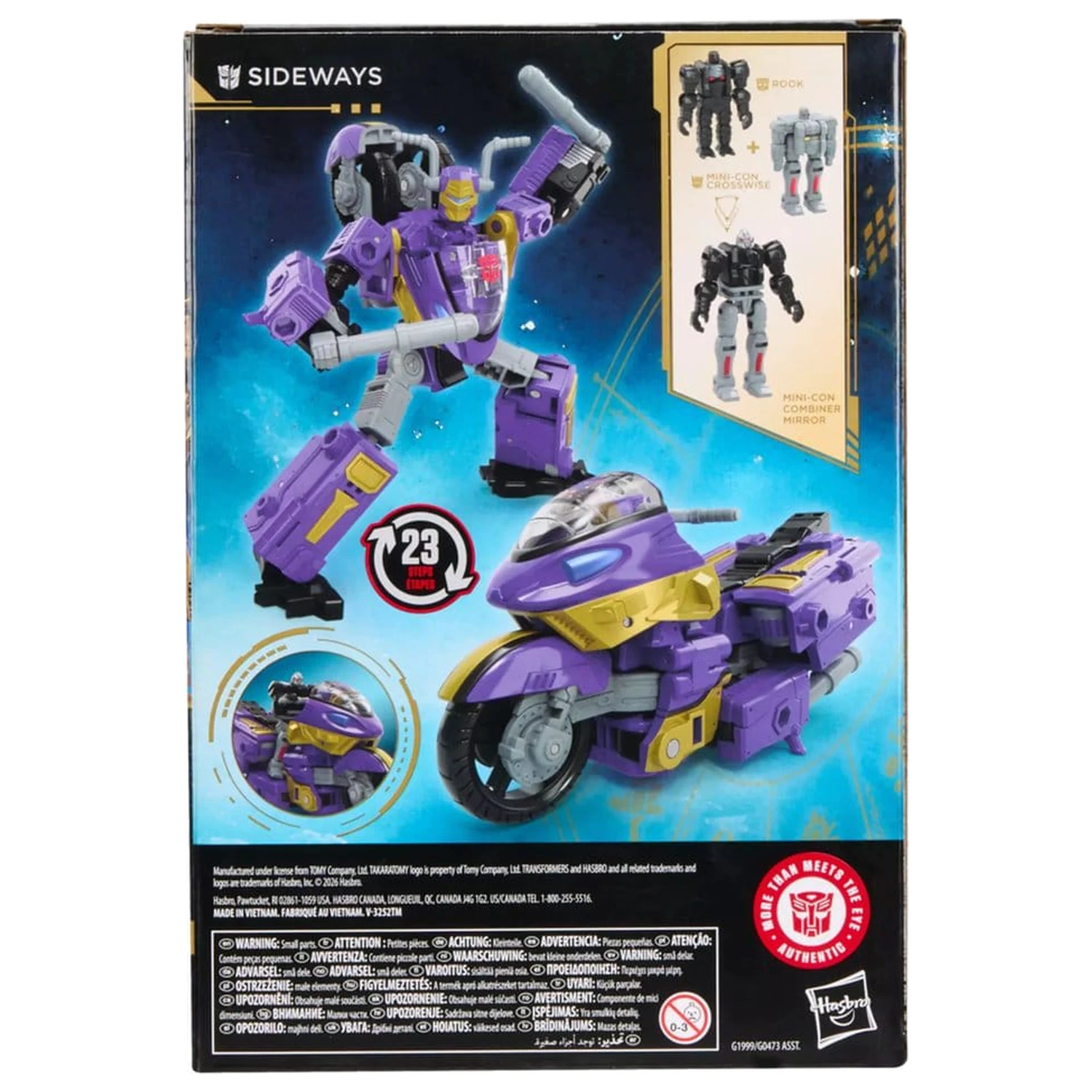 Transformers Age of the Primes Voyager Class Sideways akciófigura 14 cm termékfotó
