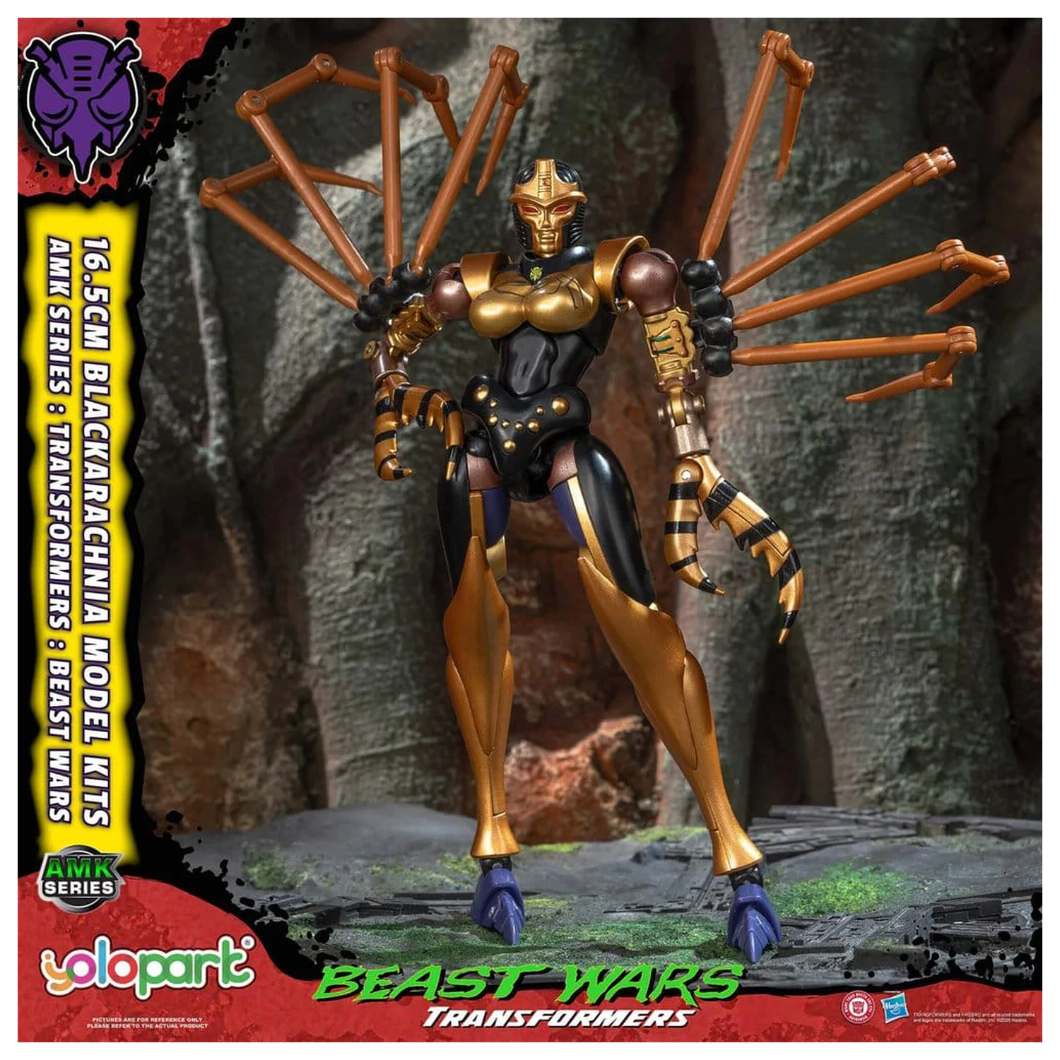 Transformers AMK Series Beast Wars Blackarachnia Műanyag modell készlet 18 cm termékfotó