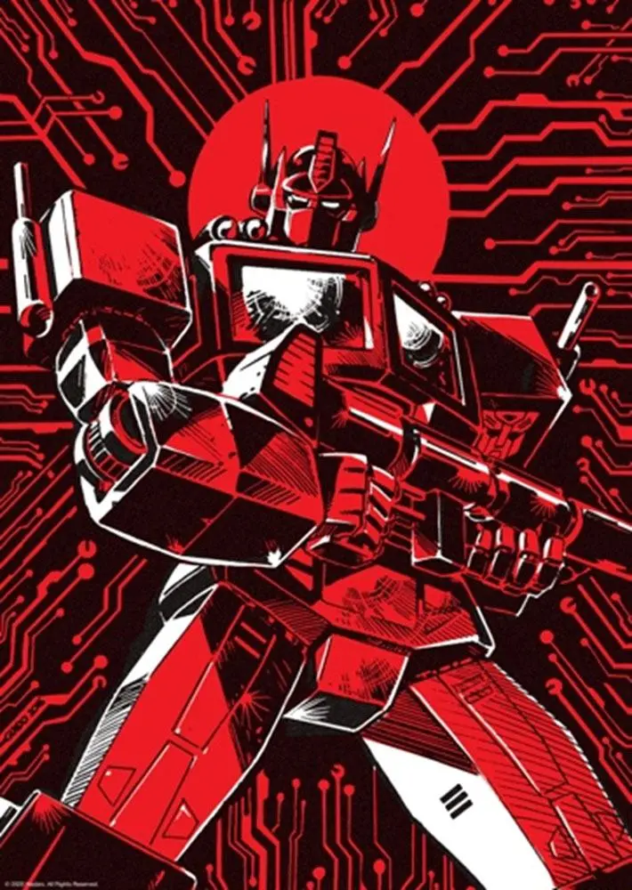 Transformers Art Print Optimus Prime Limitált kiadás 42 x 30 cm termékfotó