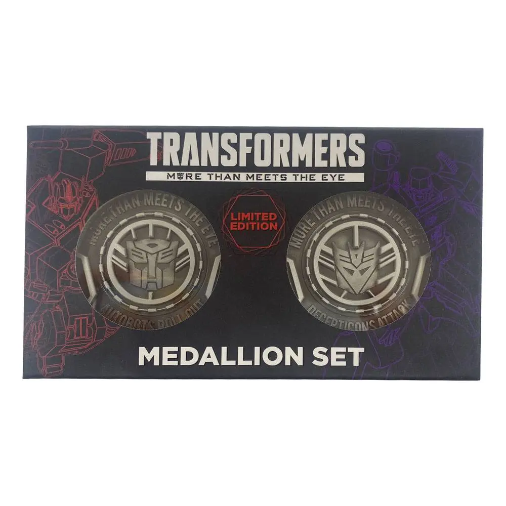 Transformers Autobots &amp; Decepticons Limitált kiadás érme csomag termékfotó