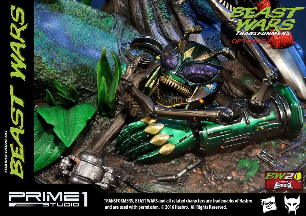 Transformers Beast Wars 1/3 Optimus Primal szobor figura 63 cm termékfotó