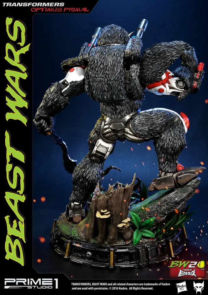 Transformers Beast Wars 1/3 Optimus Primal szobor figura 63 cm termékfotó
