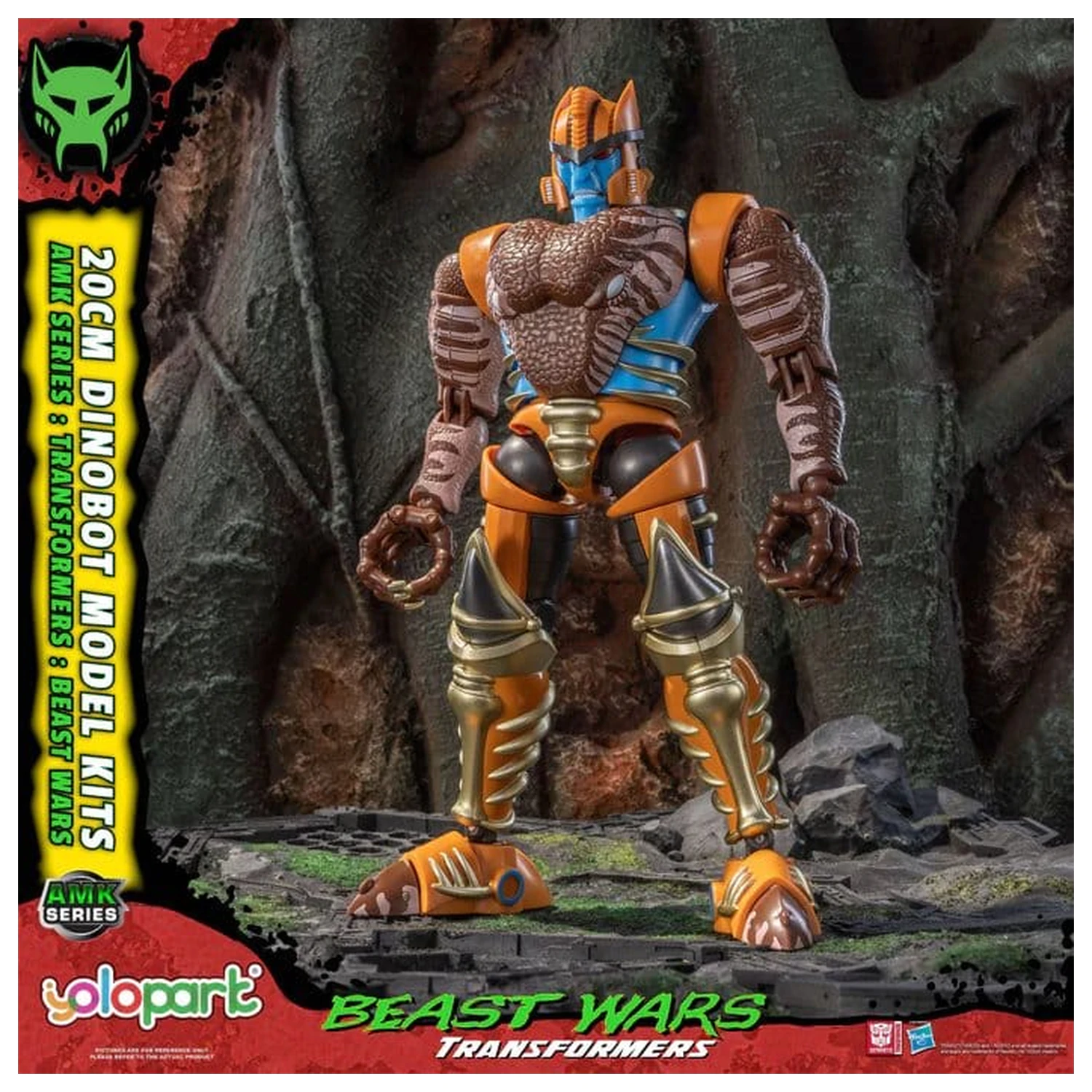 Transformers: Beast Wars AMK Series Dinobot Műanyag modell készlet 20 cm termékfotó