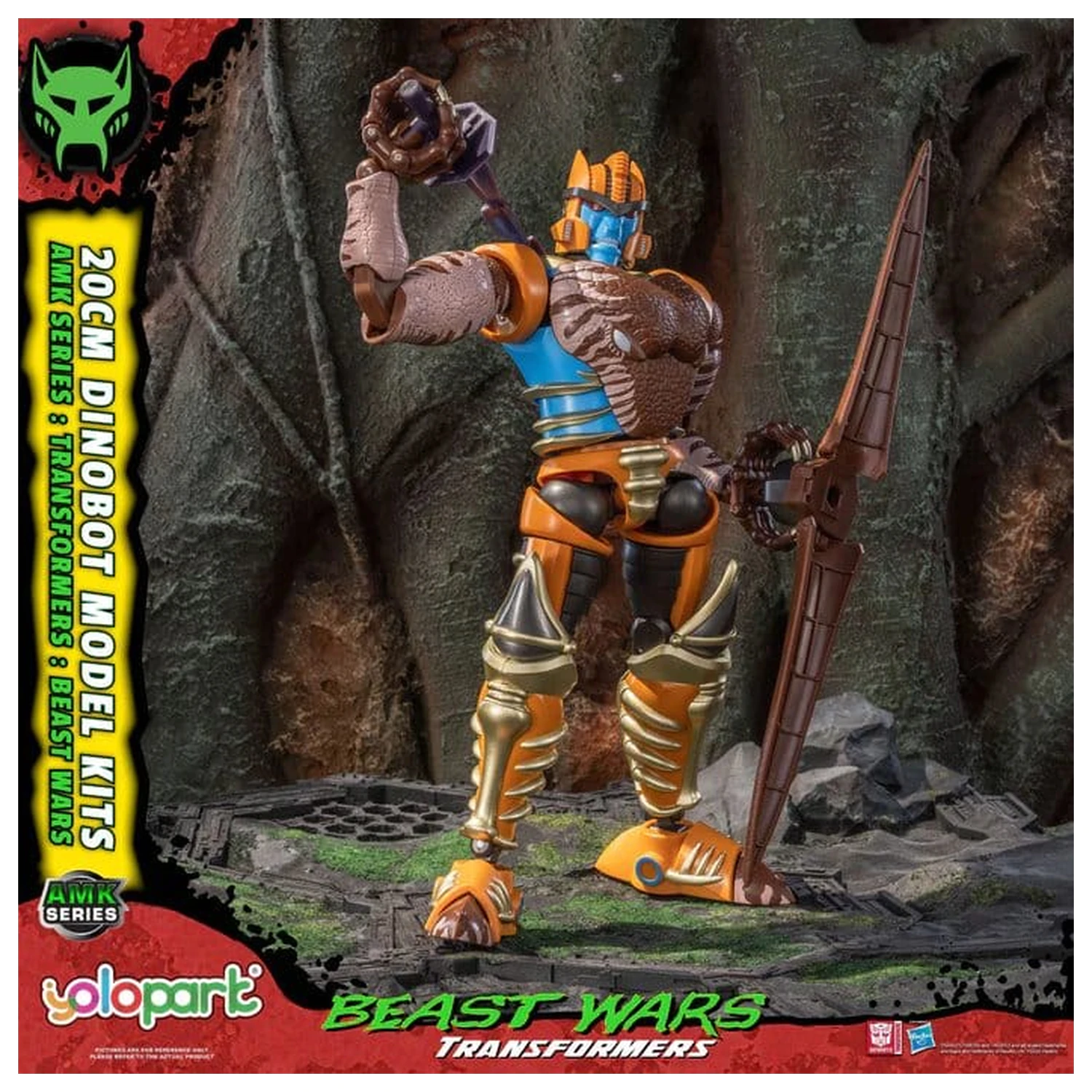Transformers: Beast Wars AMK Series Dinobot Műanyag modell készlet 20 cm termékfotó