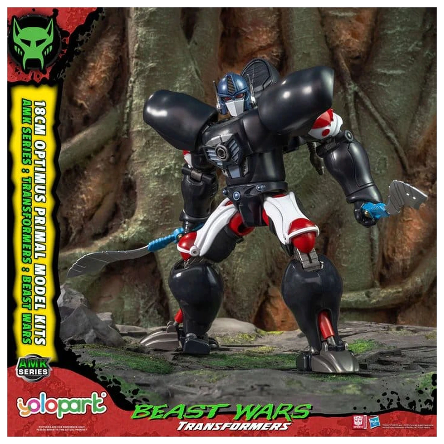 Transformers: Beast Wars AMK Series Optimus Primal Műanyag modell készlet 18 cm termékfotó