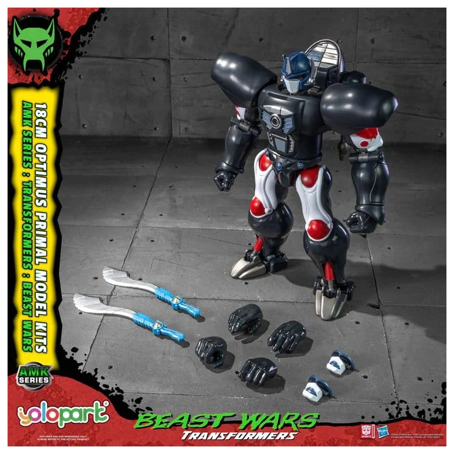 Transformers: Beast Wars AMK Series Optimus Primal Műanyag modell készlet 18 cm termékfotó