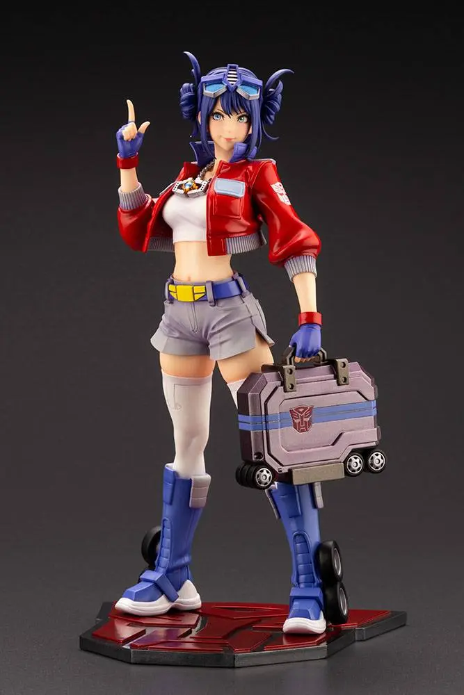 Transformers Bishoujo 1/7 Optimus Prime Deluxe Edition PVC szobor figura 23 cm termékfotó