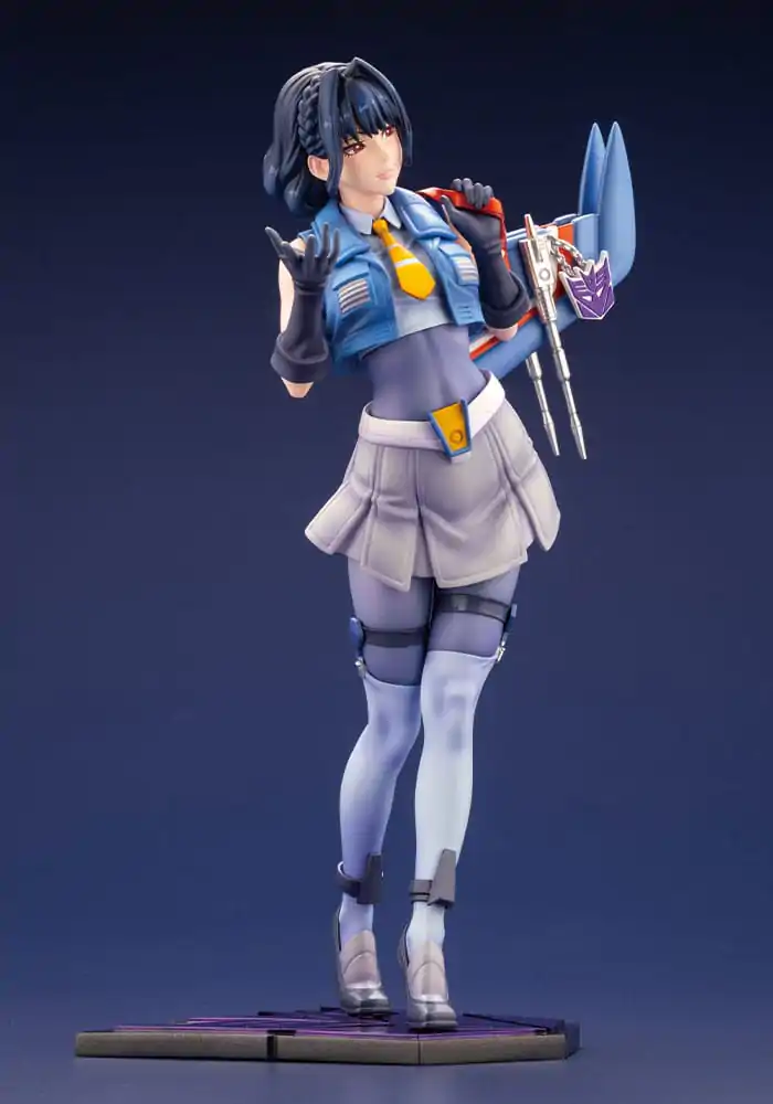 Transformers Bishoujo 1/7 Thundercracker Limitált kiadás PVC szobor figura 21 cm termékfotó