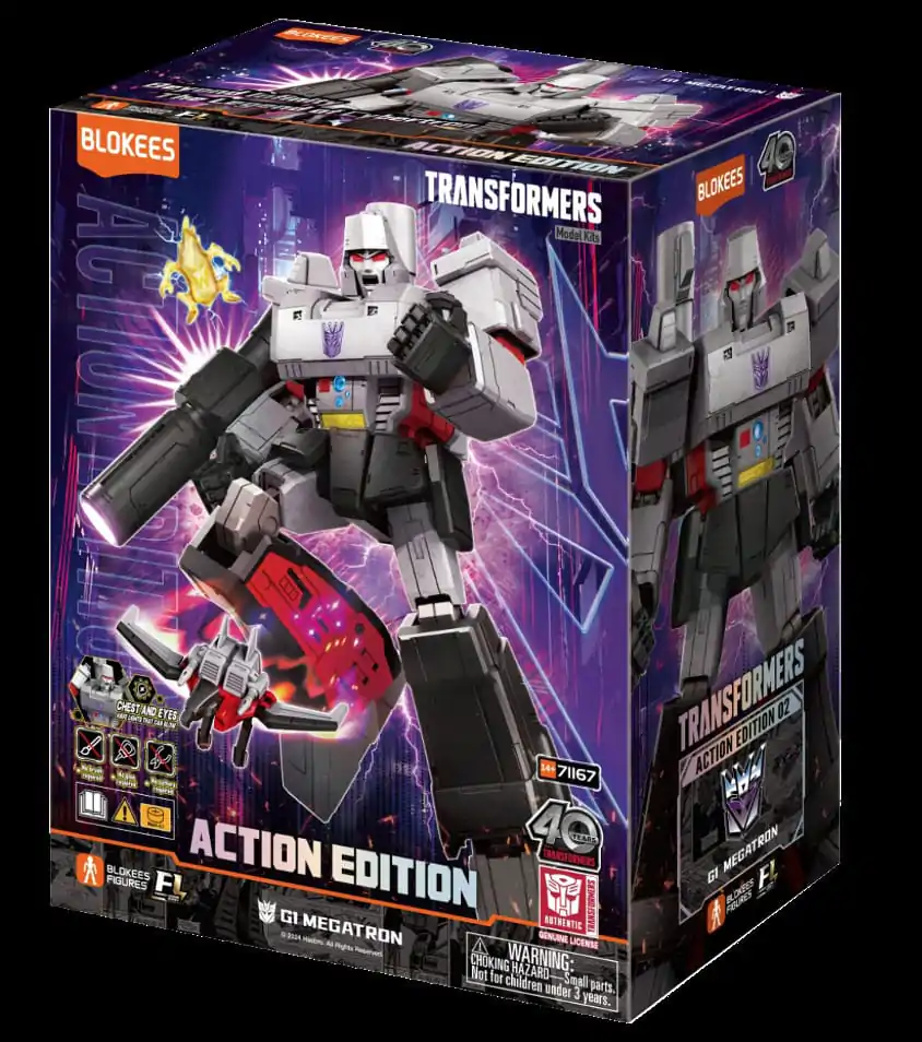 Transformers Blokees Action Edition 02 G1 Megatron Műanyag modell készlet termékfotó