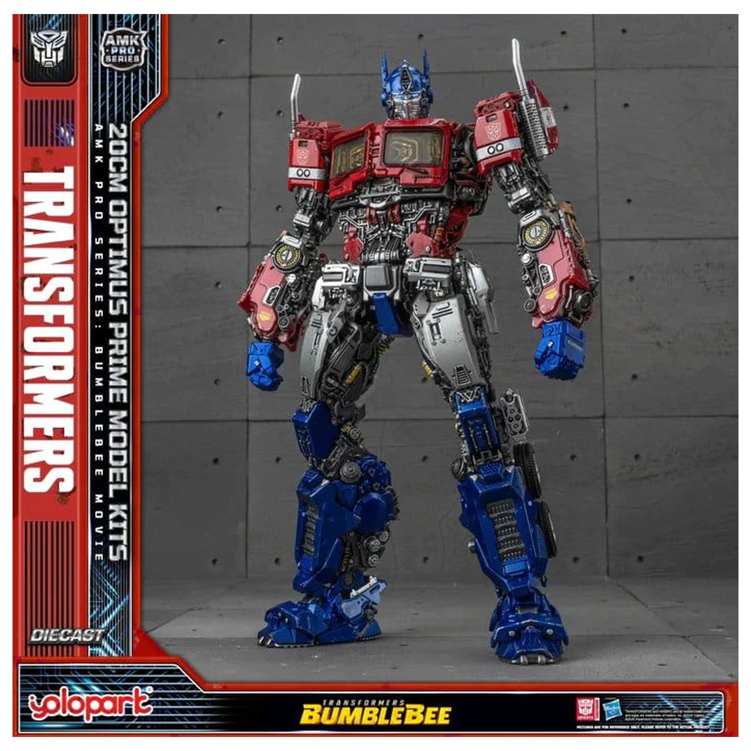 Transformers: Bumblebee AMK PRO Series Optimus Prime Műanyag modell készlet 20 cm termékfotó