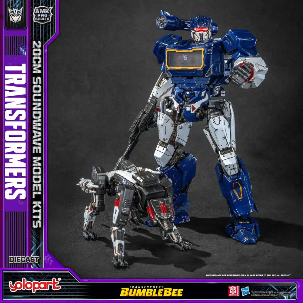 Transformers: Bumblebee AMK Pro Series Soundwave (Oversea Version) Műanyag modell készlet 20 cm termékfotó