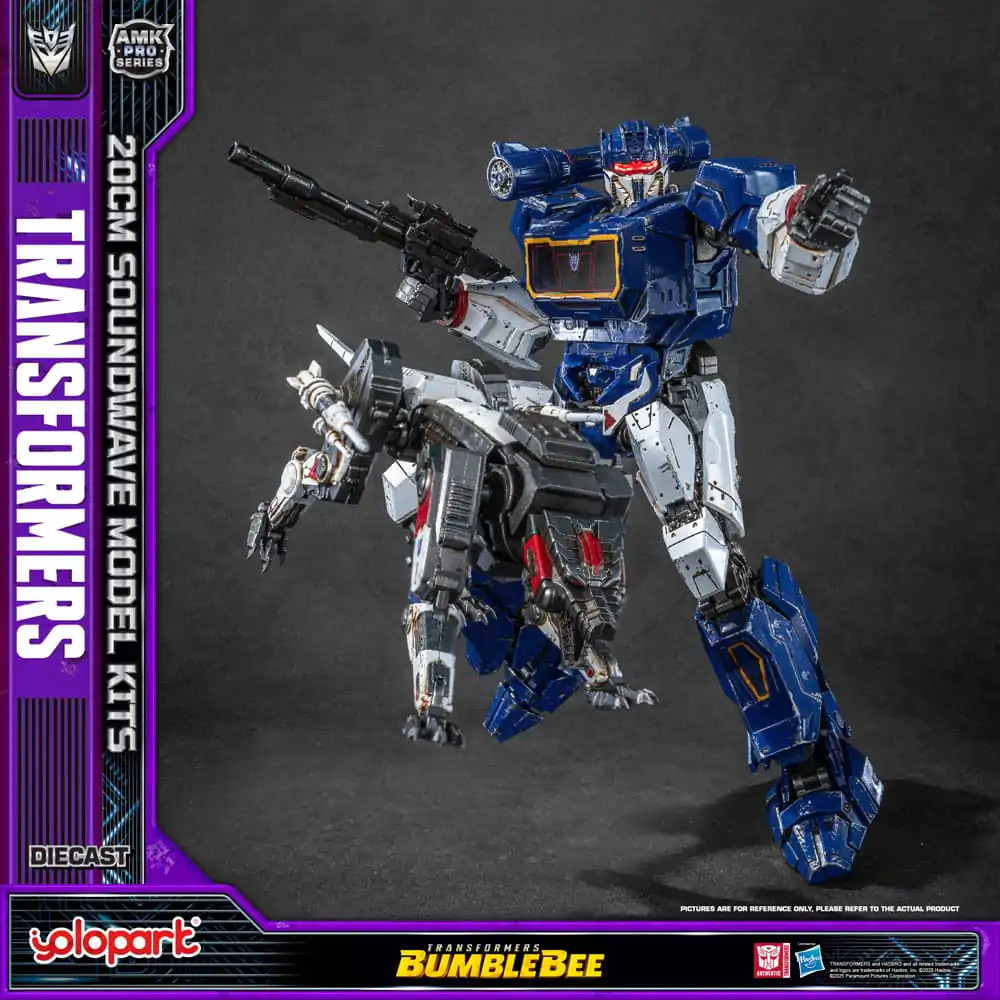 Transformers: Bumblebee AMK Pro Series Soundwave (Oversea Version) Műanyag modell készlet 20 cm termékfotó