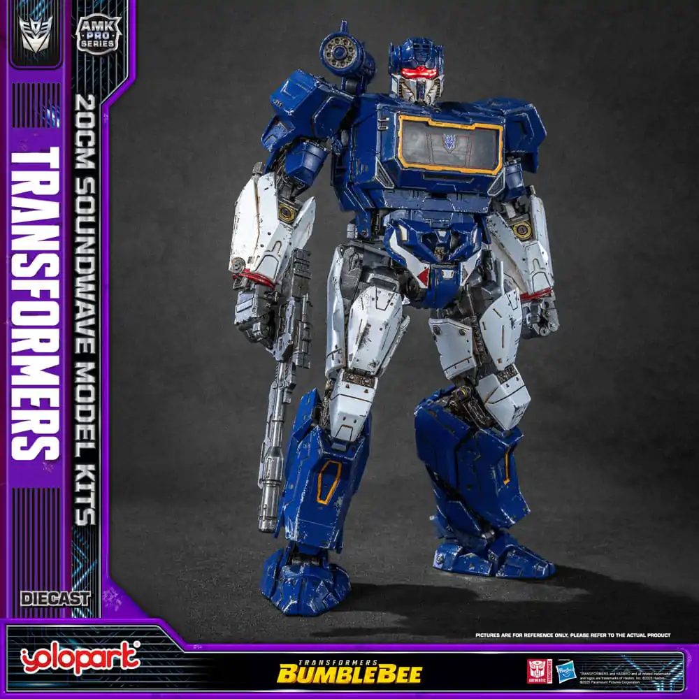 Transformers: Bumblebee AMK Pro Series Soundwave (Oversea Version) Műanyag modell készlet 20 cm termékfotó