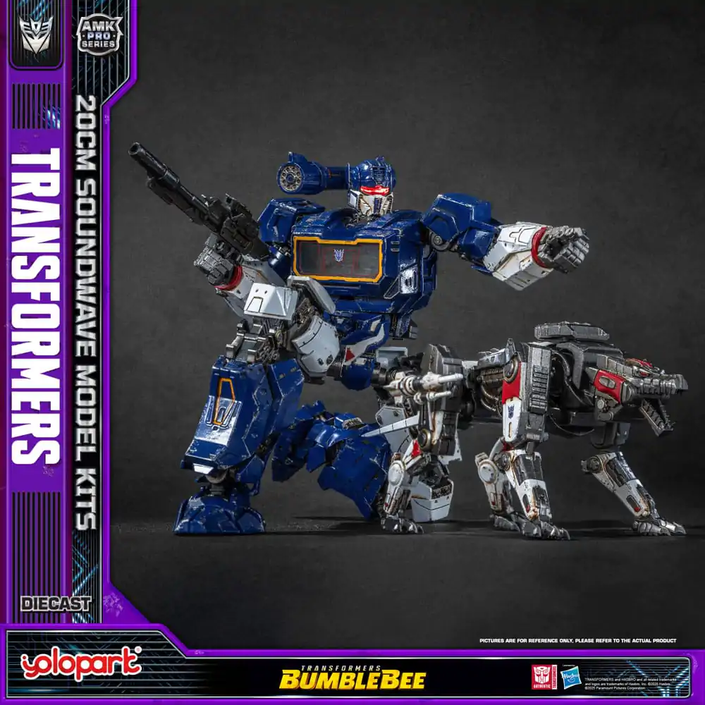 Transformers: Bumblebee AMK Pro Series Soundwave (Oversea Version) Műanyag modell készlet 20 cm termékfotó