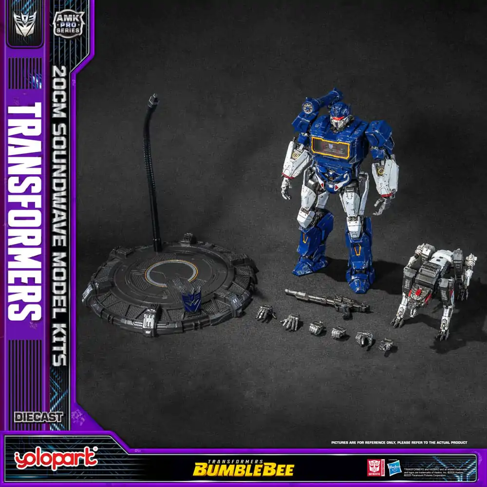 Transformers: Bumblebee AMK Pro Series Soundwave (Oversea Version) Műanyag modell készlet 20 cm termékfotó