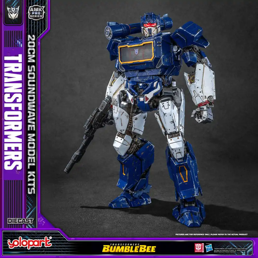 Transformers: Bumblebee AMK Pro Series Soundwave (Oversea Version) Műanyag modell készlet 20 cm termékfotó