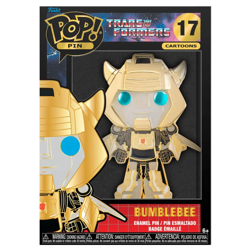 Transformers Bumblebee Big Enamel POP Pin 10cm termékfotó