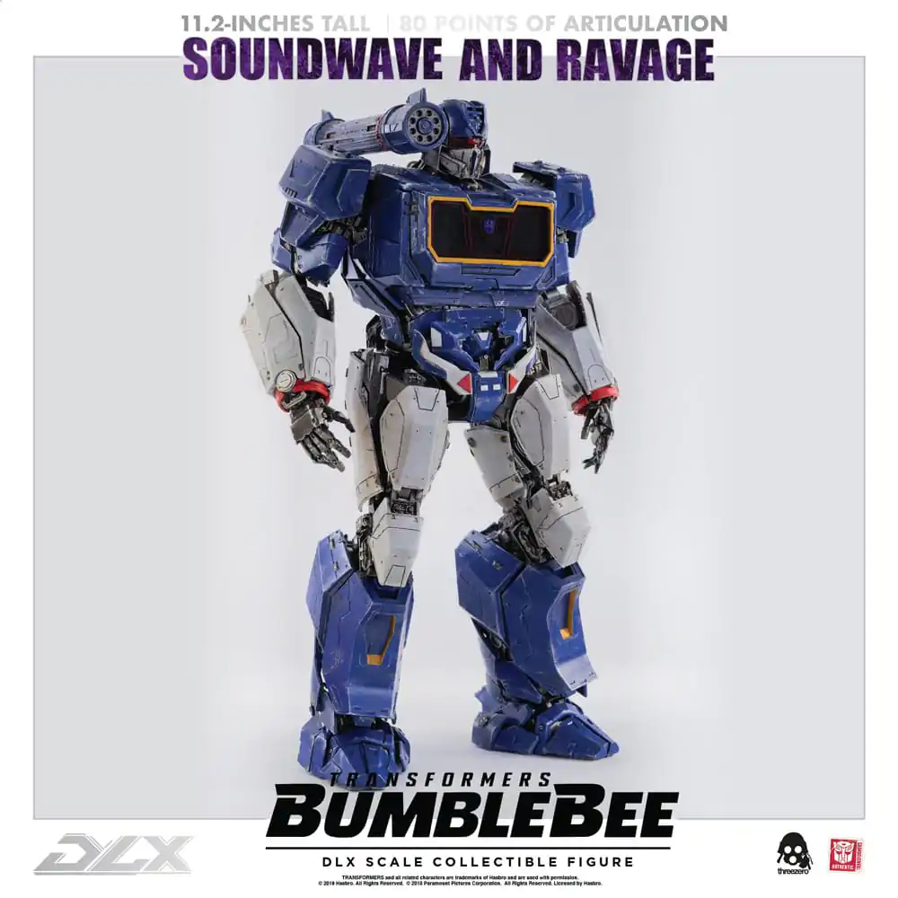 Transformers Bumblebee DLX 1/6 Soundwave &amp; Ravage 2 db-os akciófigura csomag 28 cm termékfotó