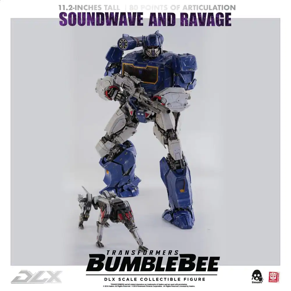 Transformers Bumblebee DLX 1/6 Soundwave &amp; Ravage 2 db-os akciófigura csomag 28 cm termékfotó
