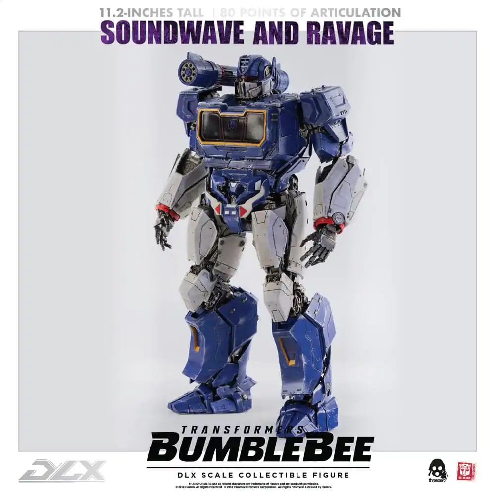 Transformers Bumblebee DLX 1/6 Soundwave &amp; Ravage 2 db-os akciófigura csomag 28 cm termékfotó