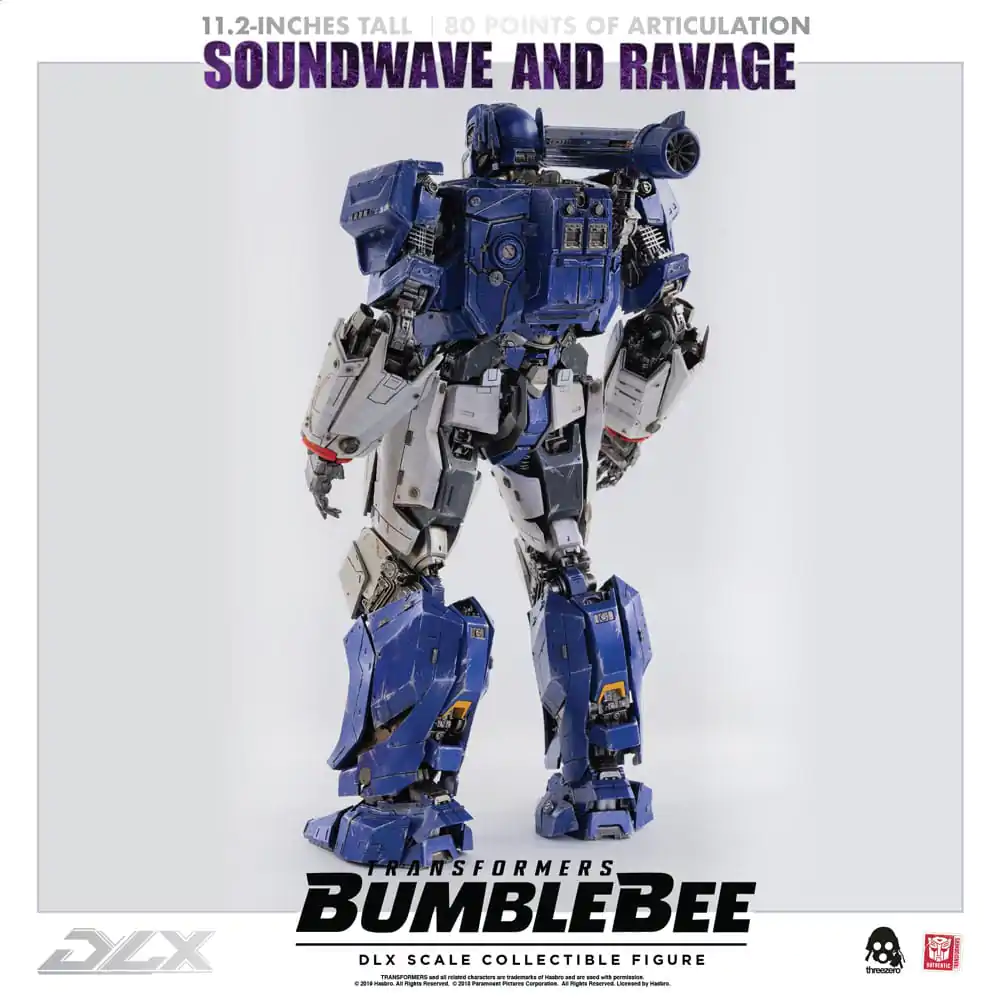 Transformers Bumblebee DLX 1/6 Soundwave &amp; Ravage 2 db-os akciófigura csomag 28 cm termékfotó
