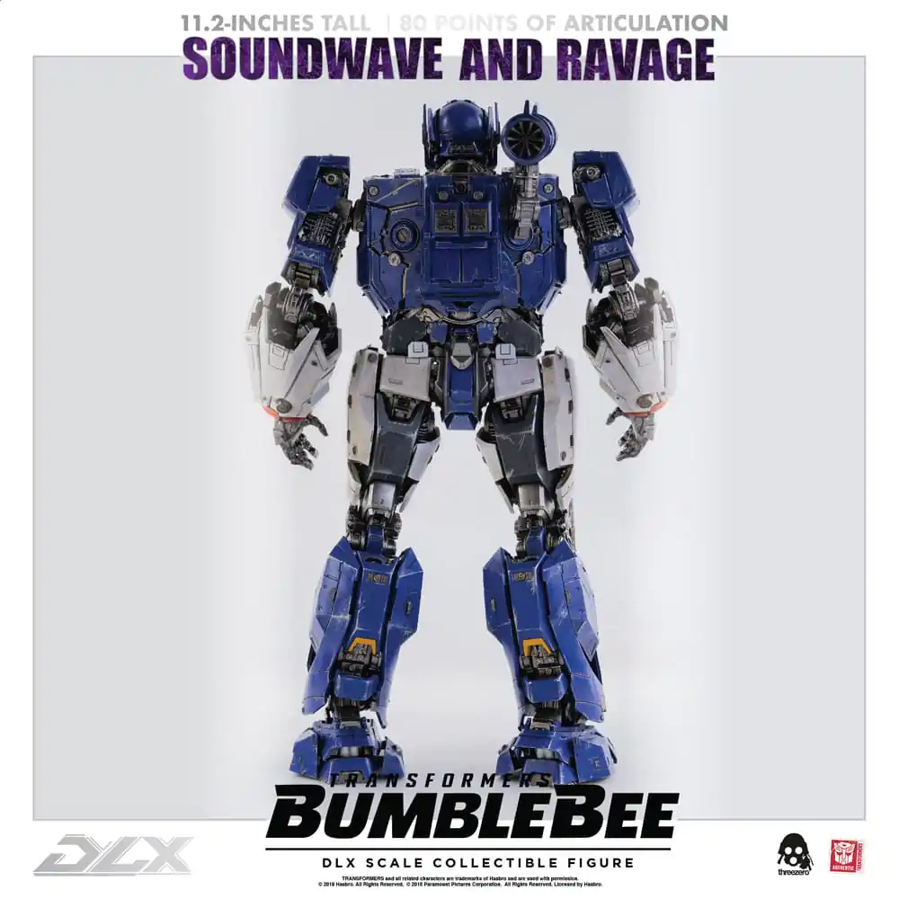 Transformers Bumblebee DLX 1/6 Soundwave &amp; Ravage 2 db-os akciófigura csomag 28 cm termékfotó