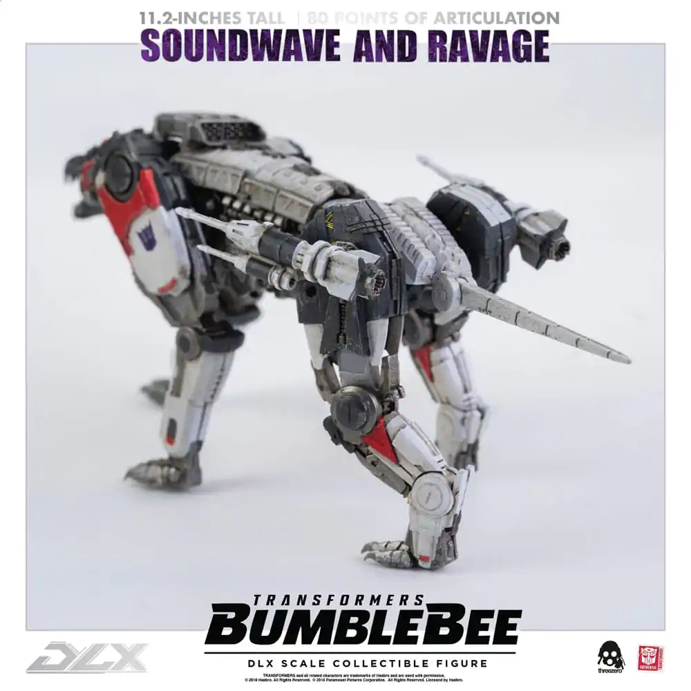 Transformers Bumblebee DLX 1/6 Soundwave &amp; Ravage 2 db-os akciófigura csomag 28 cm termékfotó