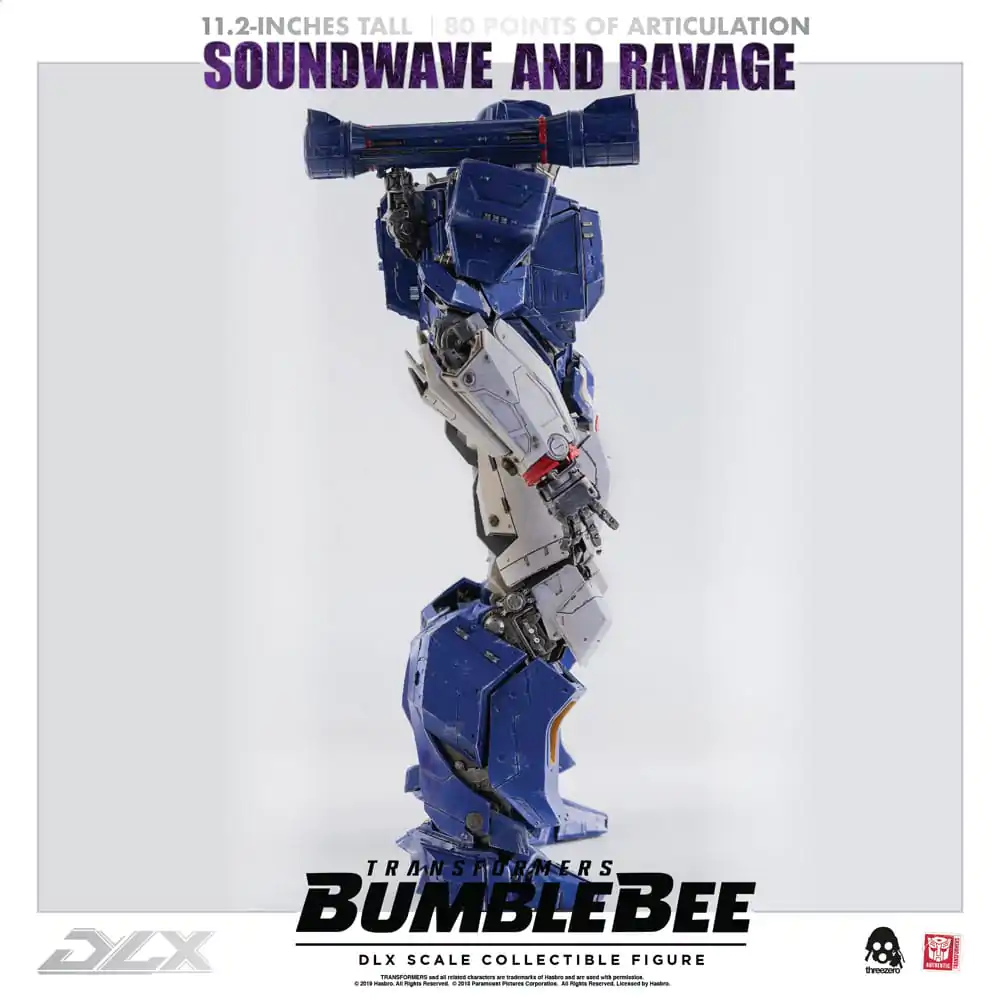 Transformers Bumblebee DLX 1/6 Soundwave &amp; Ravage 2 db-os akciófigura csomag 28 cm termékfotó