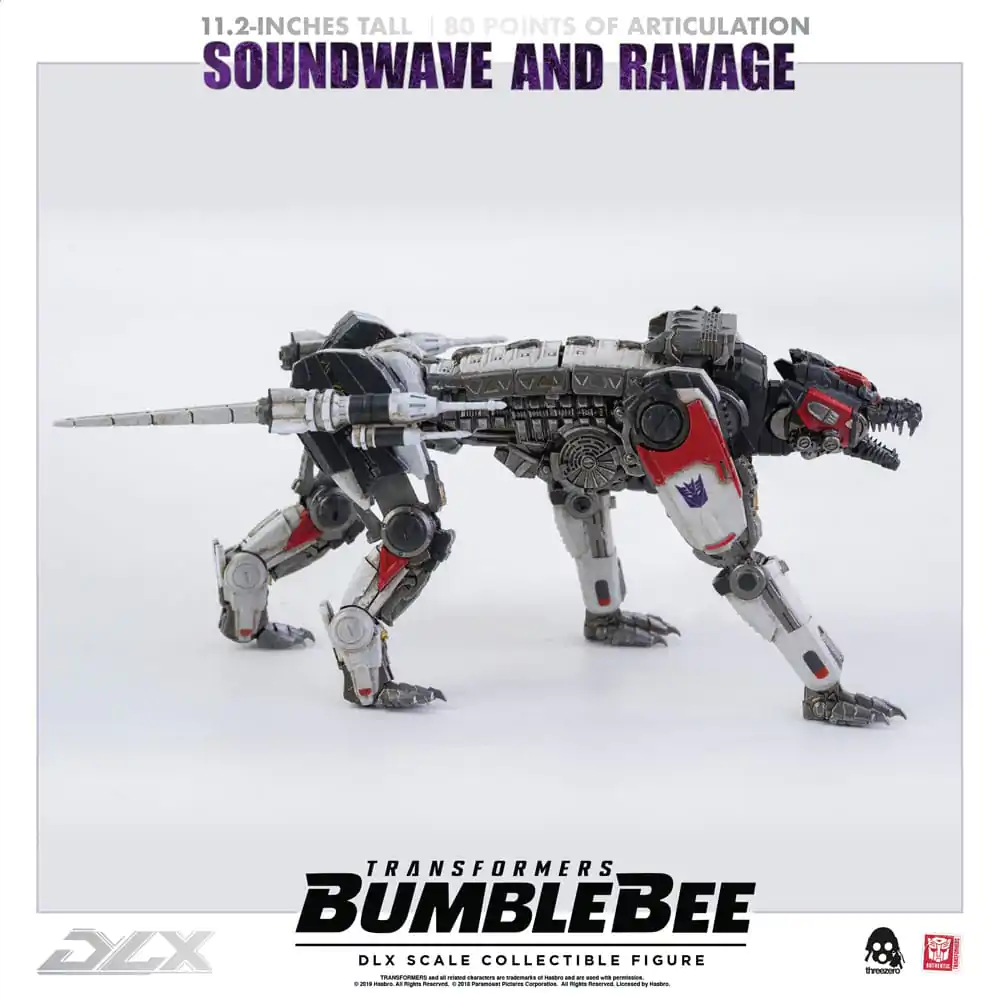 Transformers Bumblebee DLX 1/6 Soundwave &amp; Ravage 2 db-os akciófigura csomag 28 cm termékfotó
