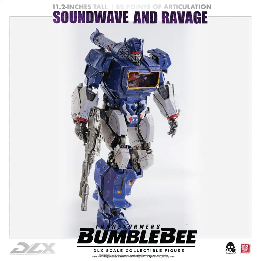 Transformers Bumblebee DLX 1/6 Soundwave &amp; Ravage 2 db-os akciófigura csomag 28 cm termékfotó