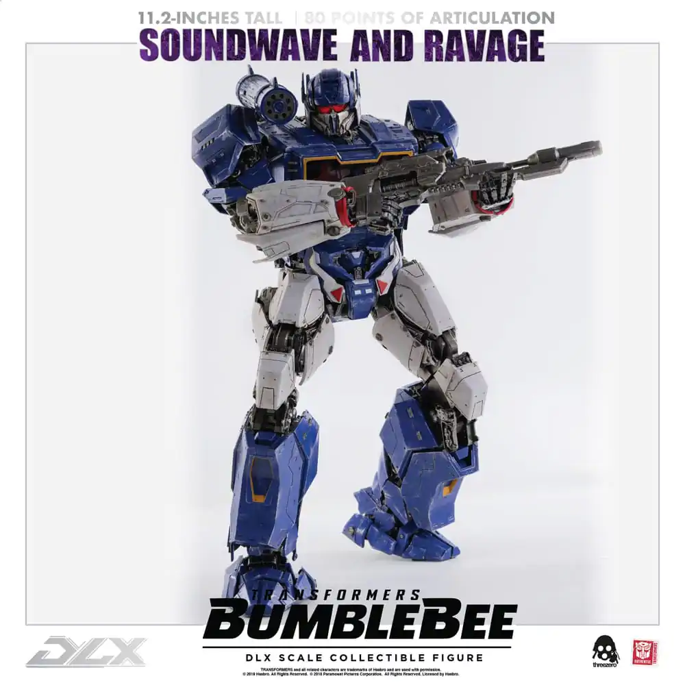 Transformers Bumblebee DLX 1/6 Soundwave &amp; Ravage 2 db-os akciófigura csomag 28 cm termékfotó