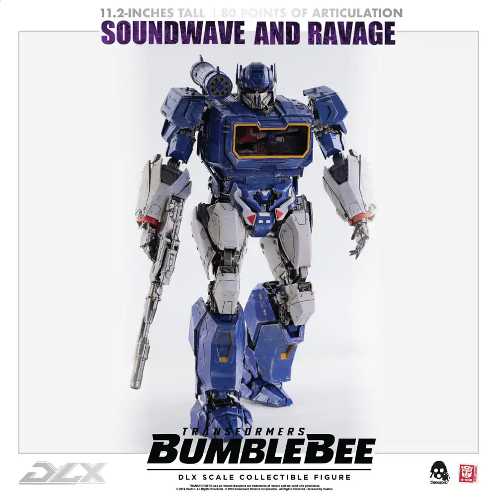 Transformers Bumblebee DLX 1/6 Soundwave &amp; Ravage 2 db-os akciófigura csomag 28 cm termékfotó