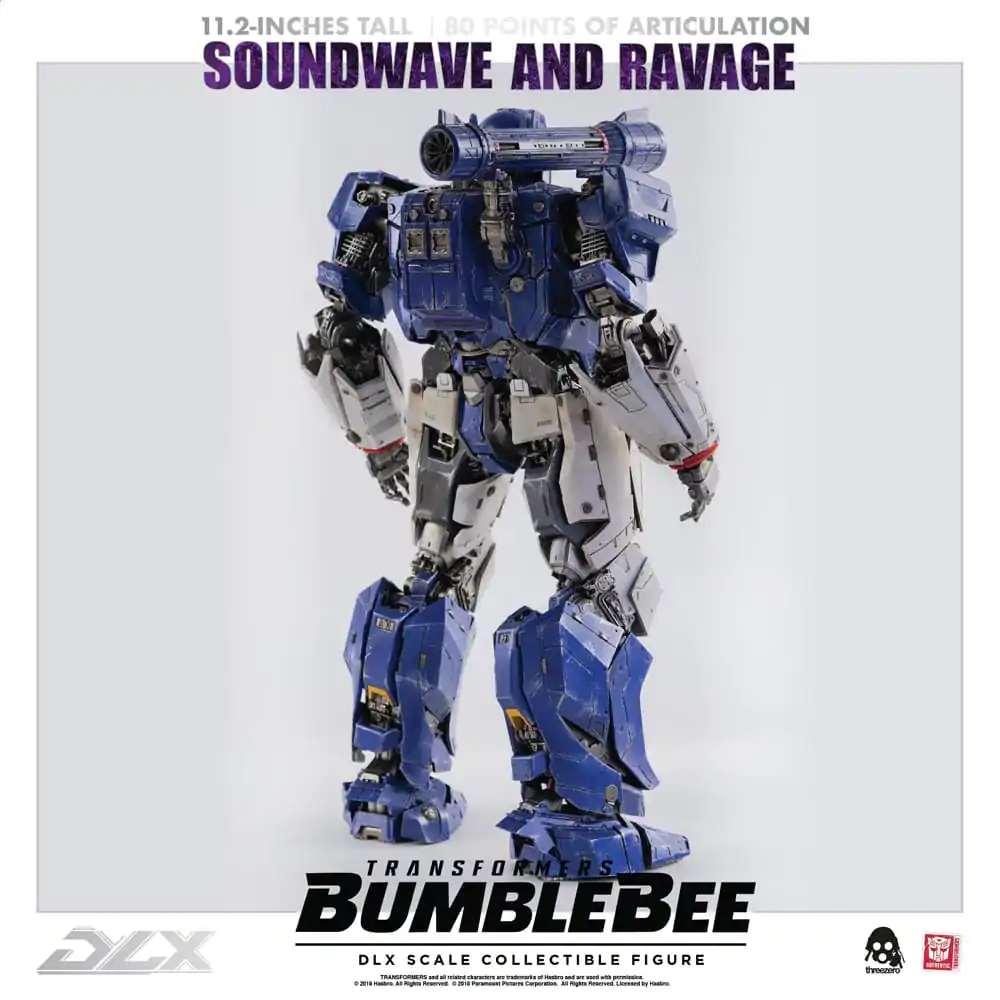 Transformers Bumblebee DLX 1/6 Soundwave &amp; Ravage 2 db-os akciófigura csomag 28 cm termékfotó